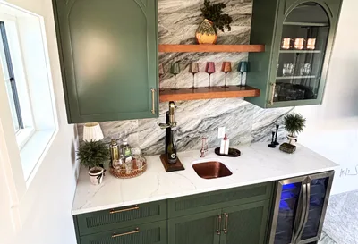 Wet Bar J15 26 03 — bar cabinetry by Arbor Valley Cabinets